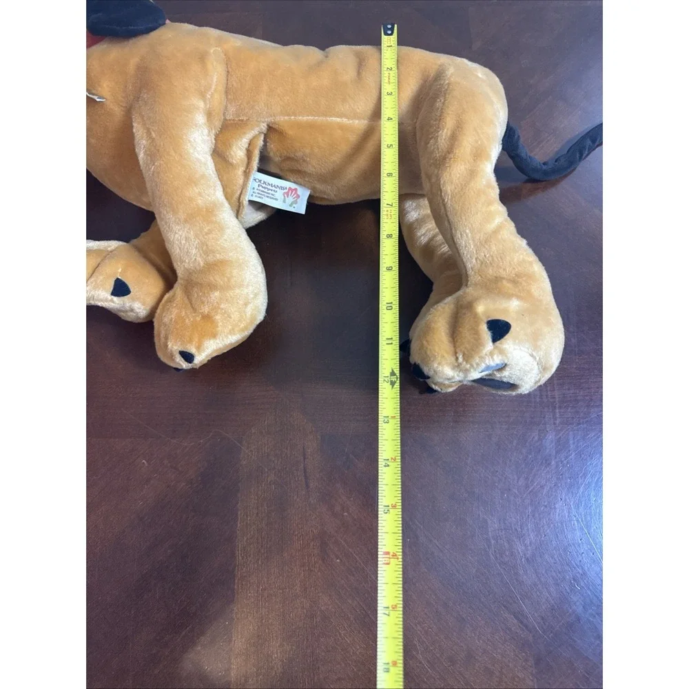Folkmanis Walt Disney Mickey &‎ Friends Pluto Dog Hand Puppet Plush Stuffed RARE